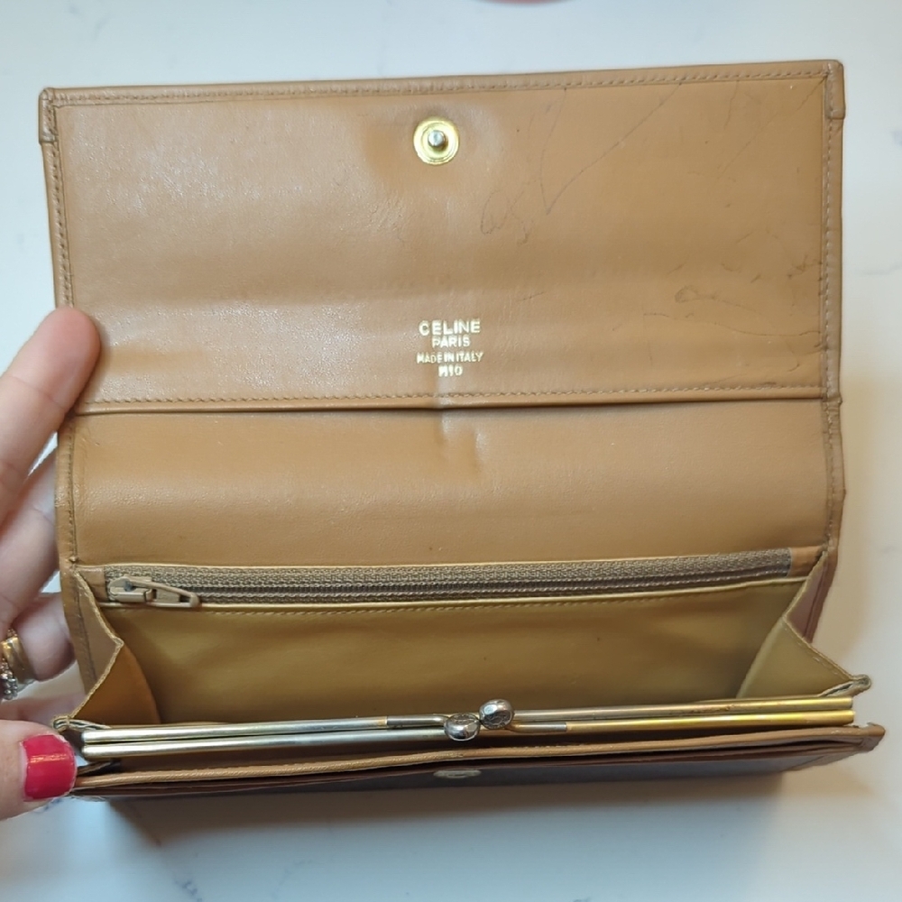 Celine Kisslock Long Wallet - Picture 6 of 13